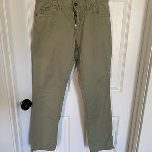Very new Italian 5-pocket Bonobos pants 32x32